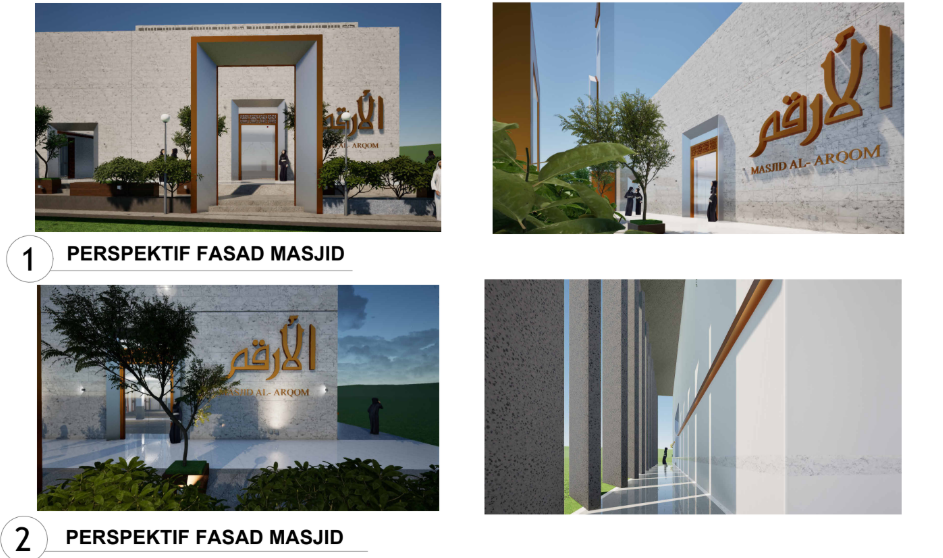 Masjid Al Arqom 3D 2